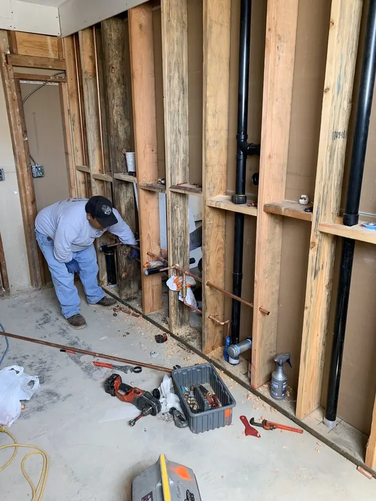 Commercial rough-in plumbing for Water Heater Replacement in Hynesboro
